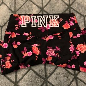 VS PINK Floral Ultimate 7/8 Ankle Legging Size M